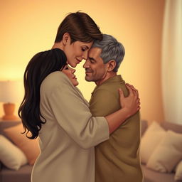 A touching story of love and resilience, depicting María and Javier as a couple overcoming the challenges of multiple sclerosis