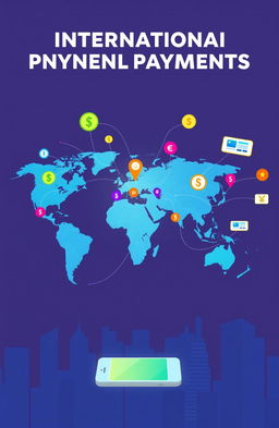 A visually appealing concept illustration representing international payment transactions