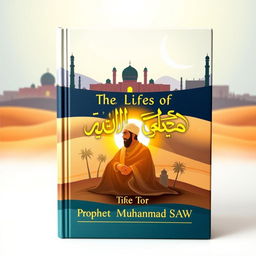 A beautifully illustrated book cover showcasing the life and teachings of Prophet Muhammad SAW