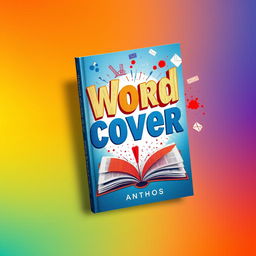 A visually striking book cover design for the title 'Word Cover'