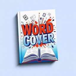 A visually striking book cover design for the title 'Word Cover'