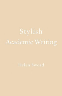 A simple, minimalist book cover featuring a soothing beige background