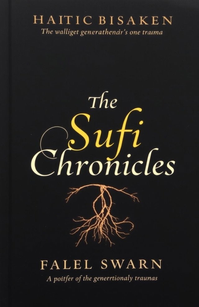 A striking black book cover featuring the title 'The Sufi Chronicles' in elegant white or gold calligraphy