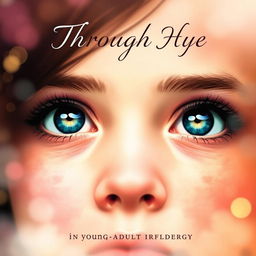 A captivating book cover design for the title "Through Her Eyes"