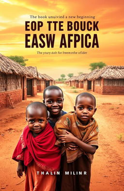 A poignant and thought-provoking book cover depicting children from East Africa in a challenging, impoverished environment