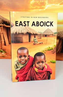 A poignant and thought-provoking book cover depicting children from East Africa in a challenging, impoverished environment