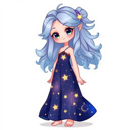 A character inspired by stars and constellations, embodying a youthful and vibrant appearance