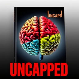A striking book cover titled 'Uncapped', with the text prominently placed in the top right corner in a bold, modern font