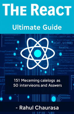 A book cover design for 'The React Ultimate Guide' featuring a bold title that reads 'The React Ultimate Guide' prominently at the top