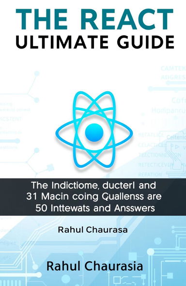 A book cover design for 'The React Ultimate Guide' featuring a bold title that reads 'The React Ultimate Guide' prominently at the top