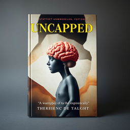 A captivating book cover titled 'Uncapped', featuring the title text prominently placed in the top right corner in a bold, modern font
