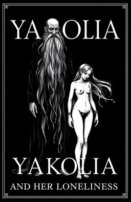 A striking book cover design for the title 'Yakolia and her Loneliness'