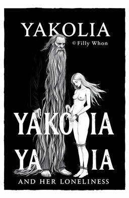 A striking book cover design for the title 'Yakolia and her Loneliness'