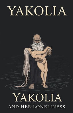 A book cover design for 'Yakolia and Her Loneliness', featuring dark themes