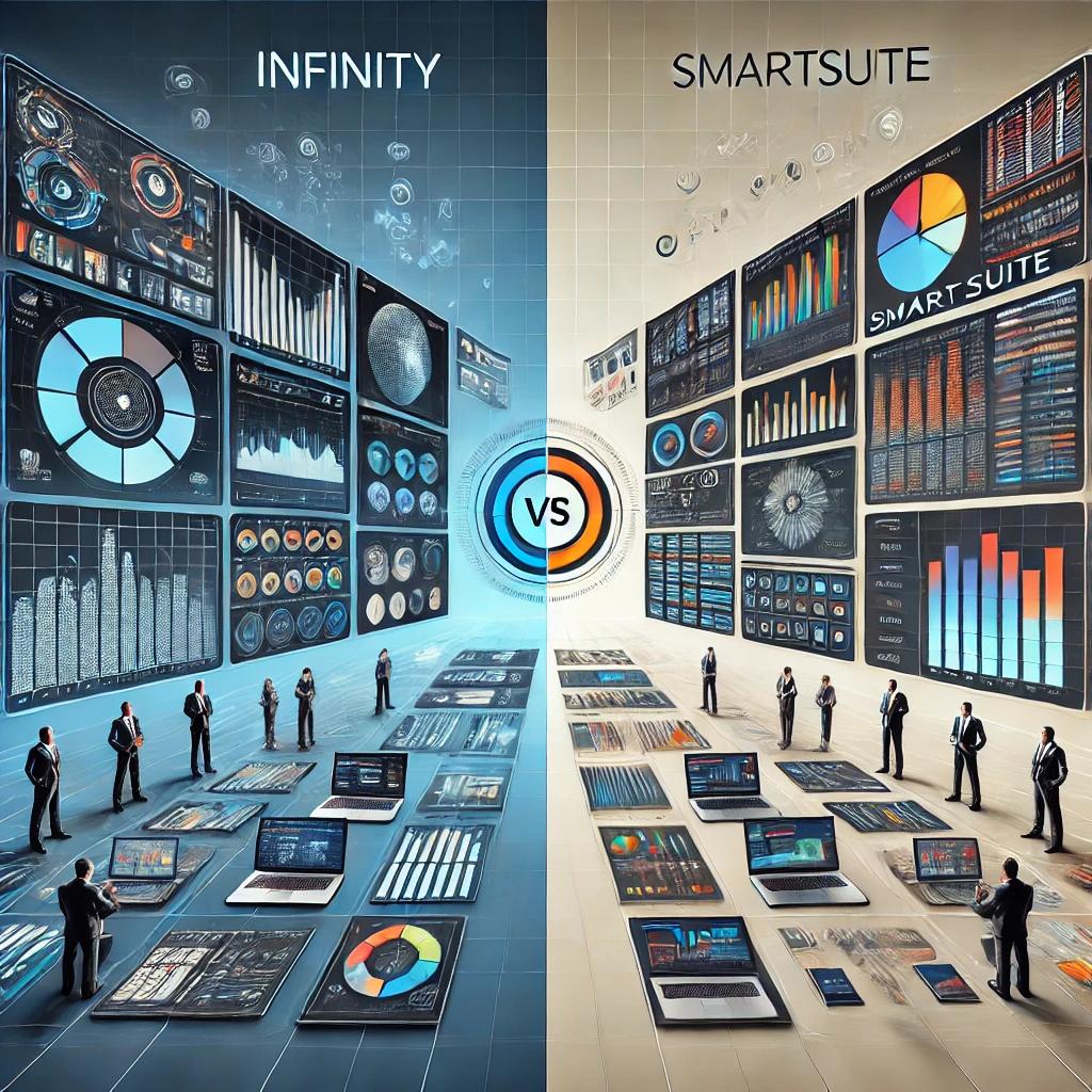 Discover the best project management tool for your team! Answer a few quick questions to find out if Infinity or SmartSuite suits your needs.