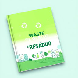 Design a cover for a Waste Management Plan that captures the essence of environmental sustainability