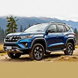 A modern family-oriented 4x4 vehicle that combines sporty aesthetics with practical utility