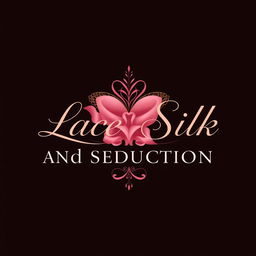 Logo design for a lingerie brand named 'Lace Silk and Seduction'