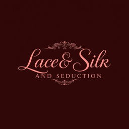 Logo design for a lingerie brand named 'Lace Silk and Seduction'