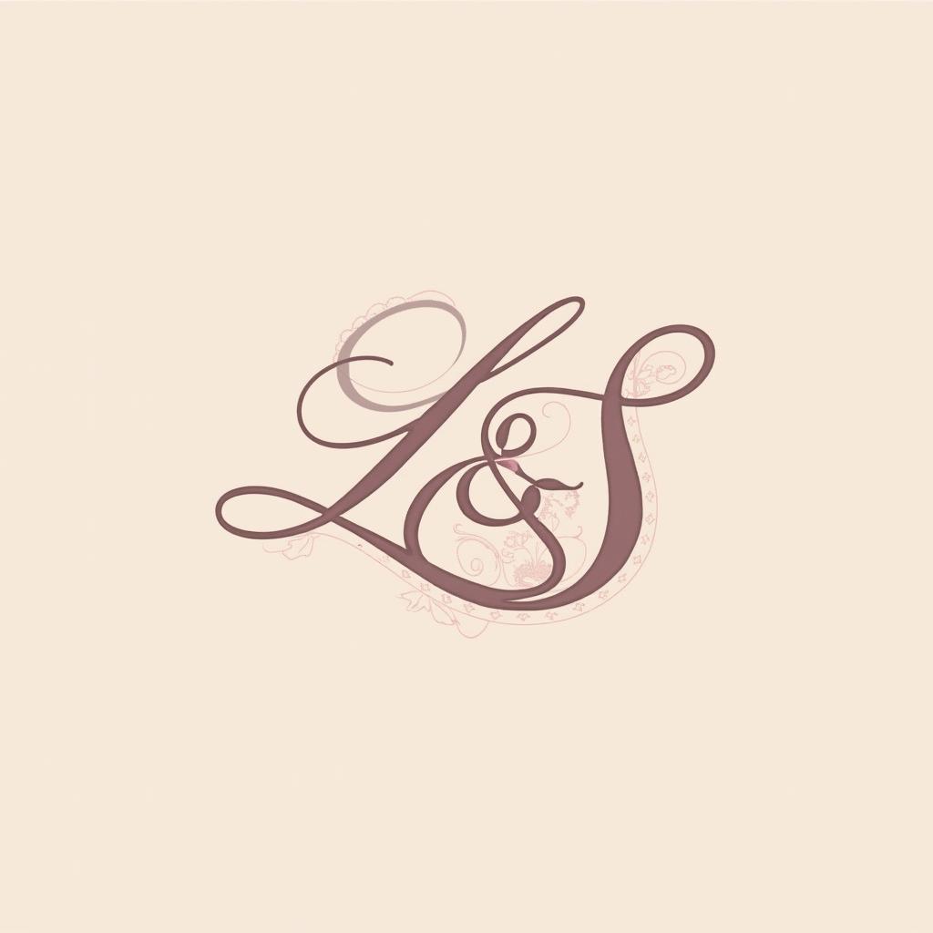 A sophisticated and elegant logo design for a lingerie brand named 'LS&S'