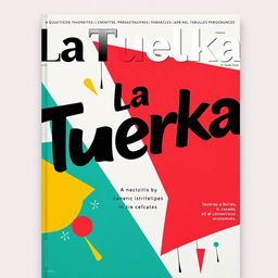 Cover of a magazine titled 'La Tuerka', evoking movement and dynamism with an unconventional design