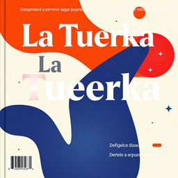 Cover of a magazine titled 'La Tuerka', evoking movement and dynamism with an unconventional design
