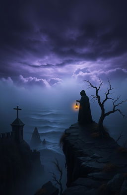 A surrealistic artwork inspired by the themes of loss and introspection