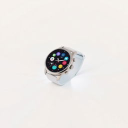 A sleek and modern smart watch displayed on a clean white background