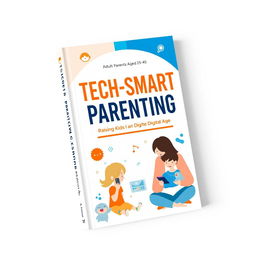 A modern parenting book cover design aimed at adult parents aged 25-45, featuring a vibrant color scheme of white, blue, and orange