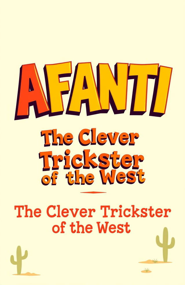 A whimsical design featuring the title 'AFANTI' boldly placed at the top in a playful, cartoonish font