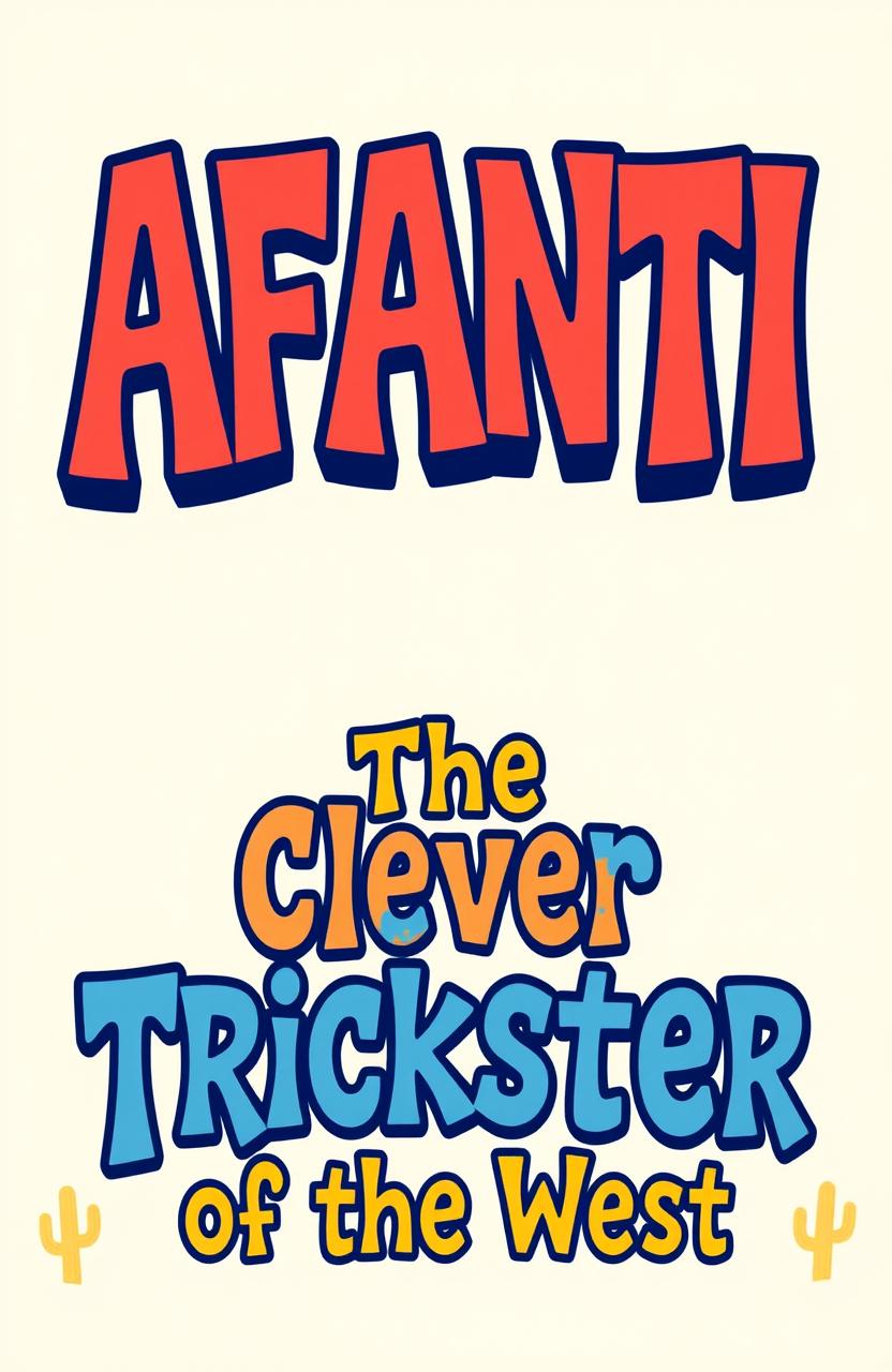 A whimsical design featuring the title 'AFANTI' boldly placed at the top in a playful, cartoonish font