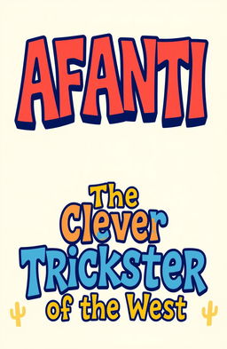 A whimsical design featuring the title 'AFANTI' boldly placed at the top in a playful, cartoonish font