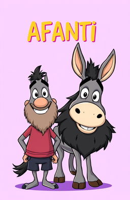 A cartoonish title 'AFANTI' prominently displayed at the top
