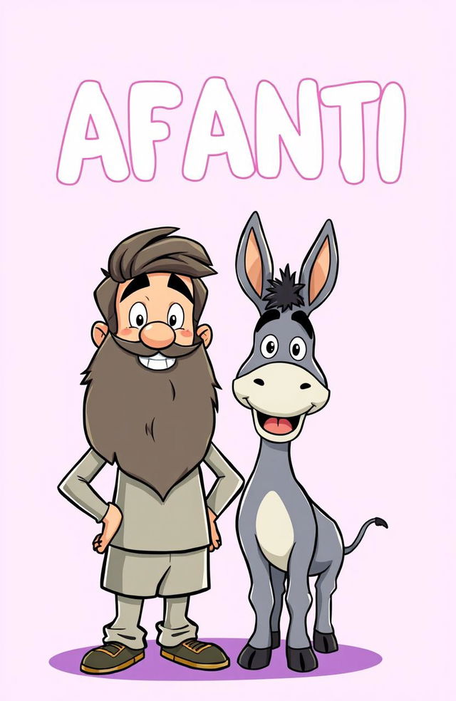 A cartoonish title 'AFANTI' prominently displayed at the top