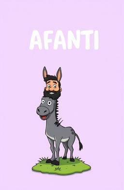 A cartoon-style illustration featuring the title "AFANTI" prominently displayed at the top