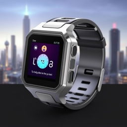 A futuristic smart watch named 'Dora', showcasing advanced technology and sleek design