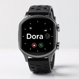 A state-of-the-art smart watch named 'Dora', embodying technological sophistication and modern elegance