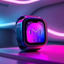 A unique square-shaped smartwatch named 'Dora', designed to resemble a human head