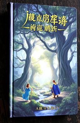 A captivating English language book cover featuring an intriguing fantasy scene