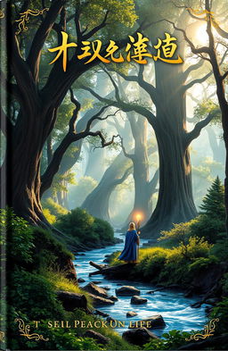 A captivating English language book cover featuring an intriguing fantasy scene