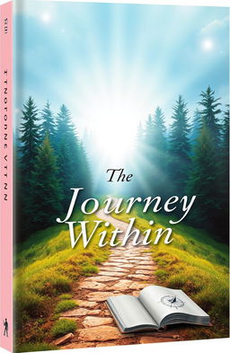 A visually stunning book cover for 'The Journey Within', which features elements of self-discovery and resilience