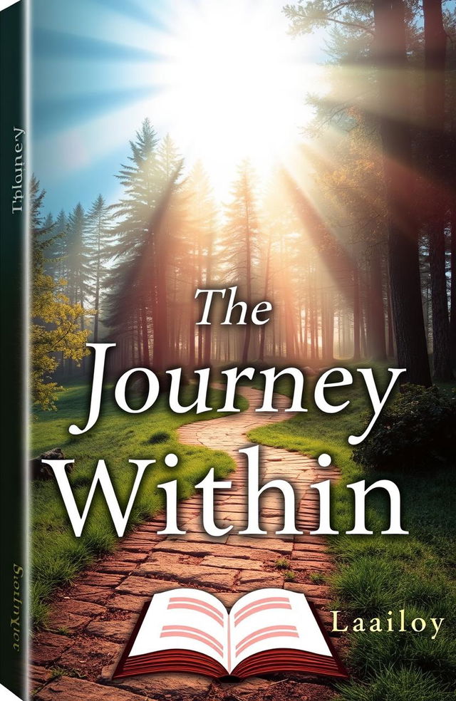 A visually stunning book cover for 'The Journey Within', which features elements of self-discovery and resilience