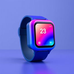 A creative square-shaped smartwatch named 'Dora' designed to resemble a human head