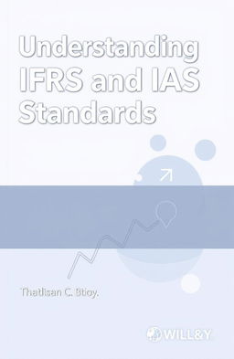 A modern and engaging book cover design for "Understanding IFRS and IAS Standards"