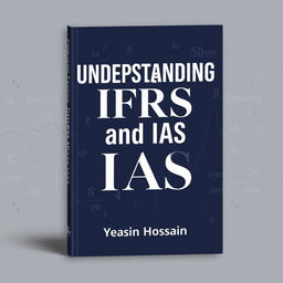 A compelling book cover design for 'Understanding IFRS and IAS' by Yeasin Hossain