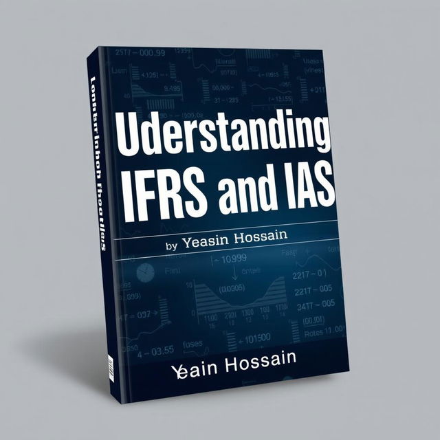 A compelling book cover design for 'Understanding IFRS and IAS' by Yeasin Hossain