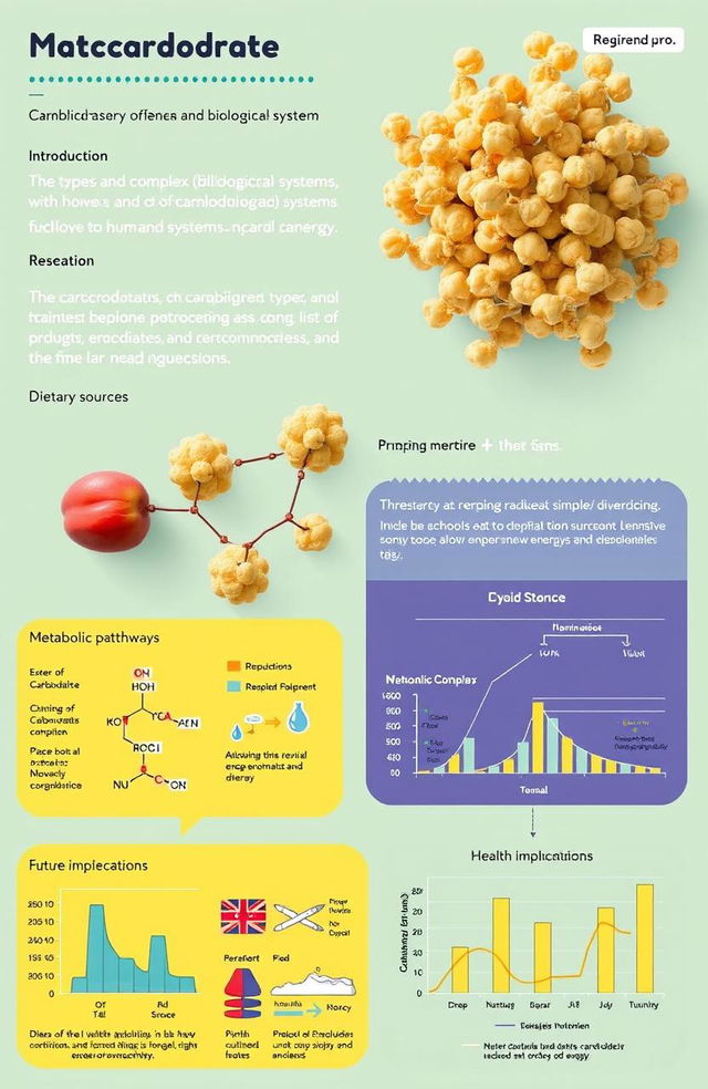 A scientific research paper on carbohydrates, discussing their structure, classification, functions in biological systems, and their importance in human nutrition