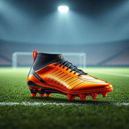 A striking design concept for a football boot inspired by Lamborghini aesthetics