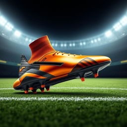 A striking design concept for a football boot inspired by Lamborghini aesthetics