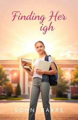 A captivating book cover for 'Finding Her Light'